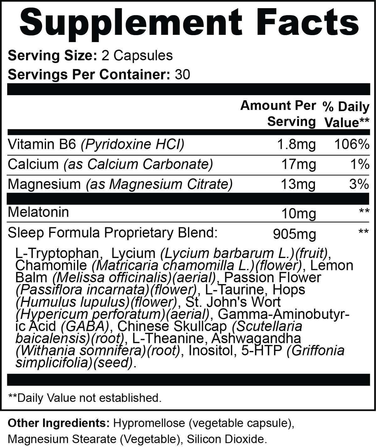 Dr. Chen's Sleep Support Capsules