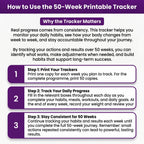 Add the Weekly Habit Tracker — the #1 predictor of finishing all 50 days. +$9.99